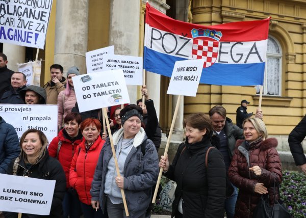 Prosvjed učitelja i nastavnika