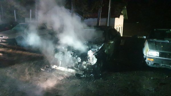 Požar automobila u Imotskom