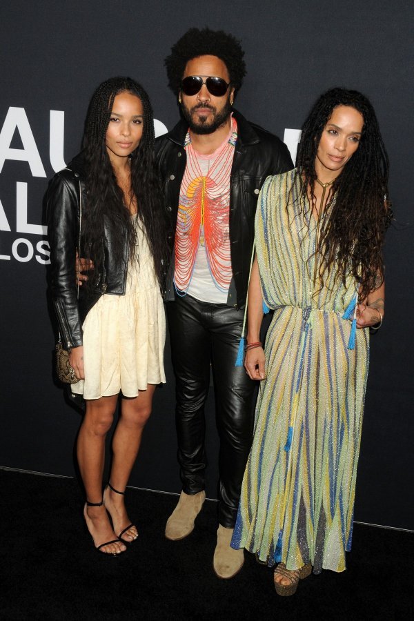 Zoe Kravitz, Lenny Kravitz i Lisa Bonet