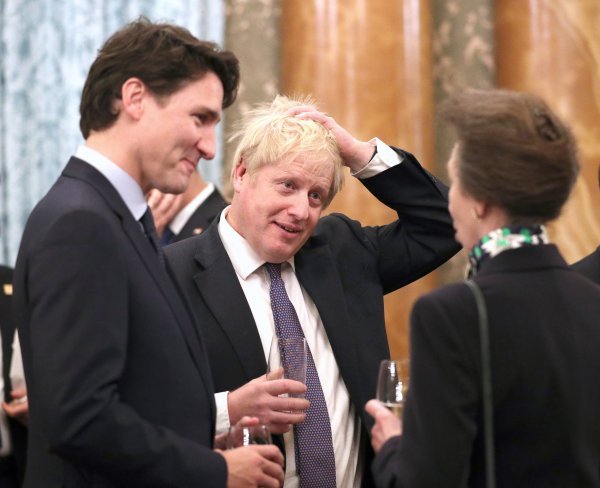 Boris Johnson i Justin Trudeau