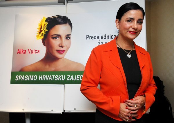 Alka Vuica najavila kandidaturu (2009.)