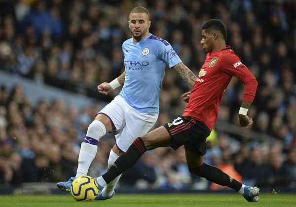 Manchester City (Kyle Walker) - Manchester United (Marcus Rashford)
