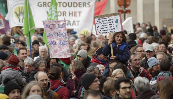 Prosvjed protiv klimatskih promjena u Bruxellesu