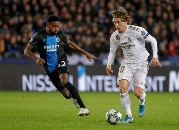 Club Brugge - Real Madrid, Liga prvaka luka modrić