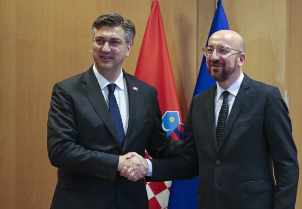 Sastanak Andreja Plenkovića i Charlesa Michela