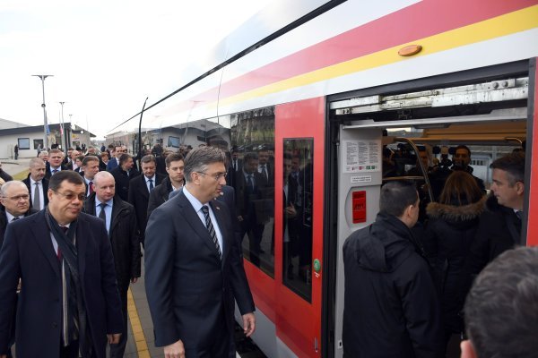 Otvorenje pruge Gradec - Sveti Ivan Žabno