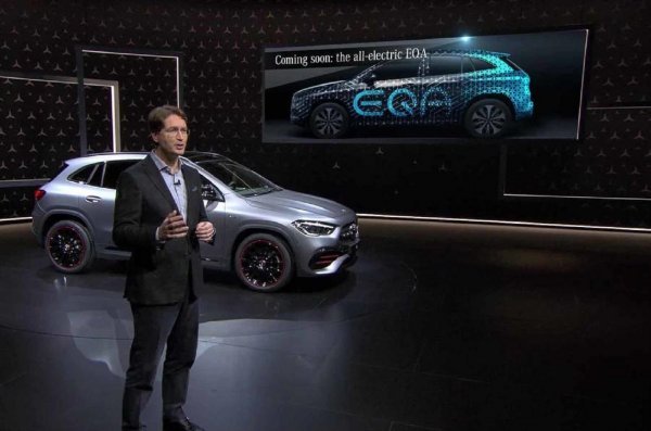 Prva slika novog EQA, Predsjednik Uprave Mercedes-Benza Ola Källenius