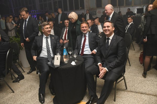 Andrej Plenković, Gordan Jandroković i Marin Pucar