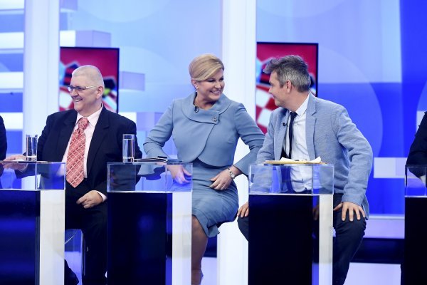 Anto Đapić, Kolinda Grabar Kitarović i Dario Juričan