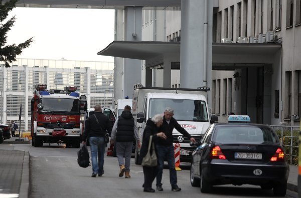 Požar u KBC-u Rebro