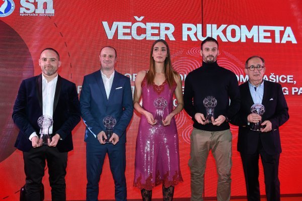 Rukomet - izbor najboljih u 2019. godini - Večer rukometa Matija Gubica Boris Milošević Ivana Kapitanović Igor Karačić Lino Červar