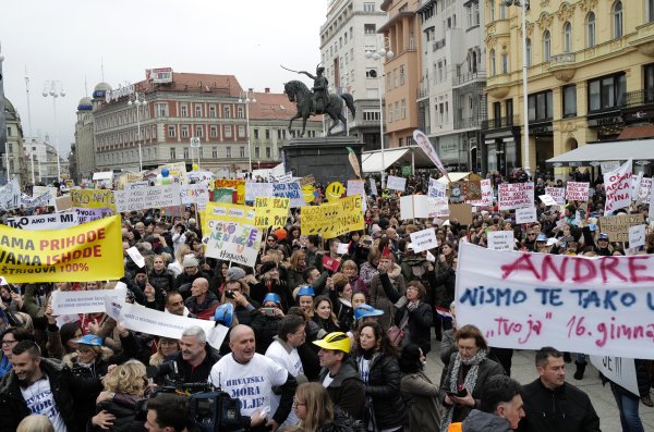 Prosvjed učitelja i nastavnika