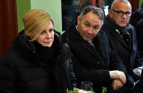 Kolinda Grabar Kitarović i Stevo Culej