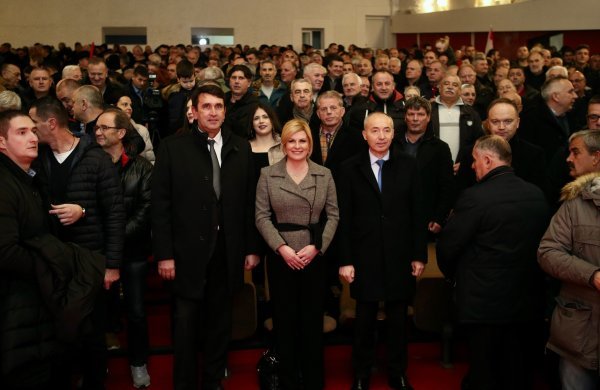 Predizborni skup Kolinde Grabar Kitarović u Imotskom