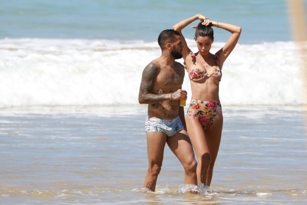 Daniel Alves i supruga Joana Sanz