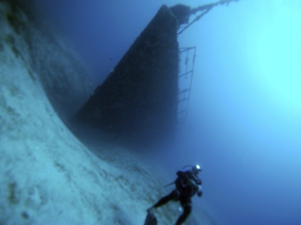 ronjenje potopljeni brod