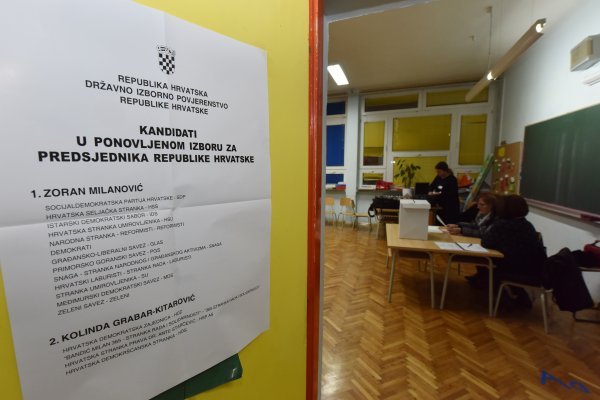 Otvorena birališta u Republici Hrvatskoj povodom drugog kruga predsjedničkih izbora