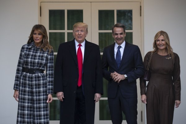Melania Trump i supruga grčkog premijera, Mareva Grabowski