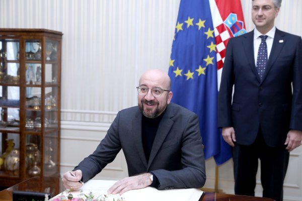 Premijer Plenković sastao se s predsjednikom Europskog vijeća Charlesom Michelom