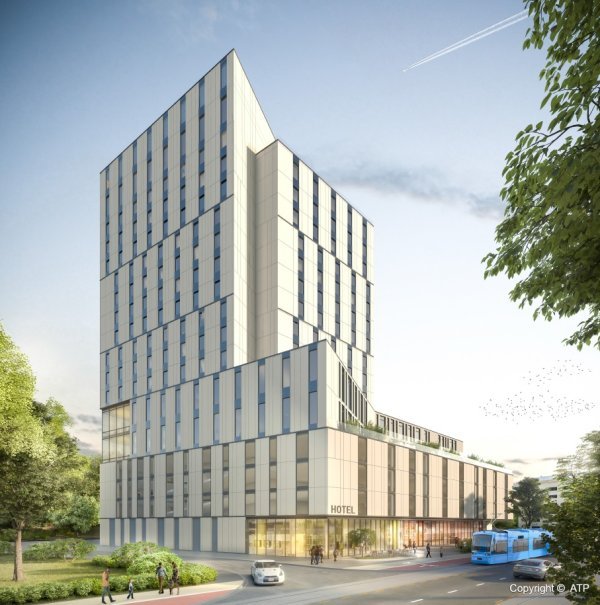 Hotel koji bi se treba graditi na Savskoj cesti u Zagrebu