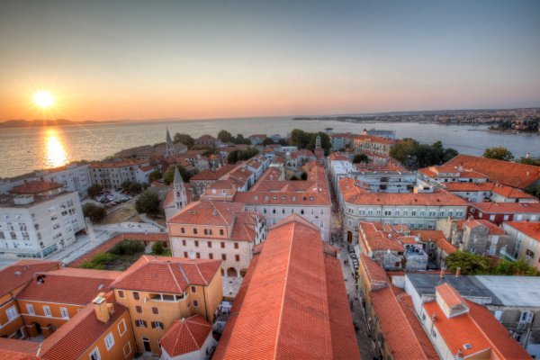 Posebno su lijepi zalasci sunca u Zadru  