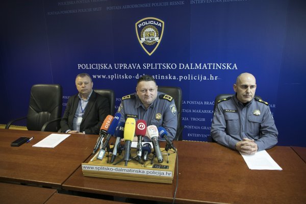 Press konferencija PU Splitsko- dalmatinske oko trostrukog ubojstva