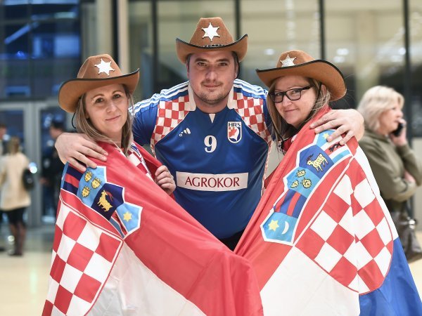 Rukomet, EP, Hrvatska - Srbija, navijači, Graz, 13.1.2020.