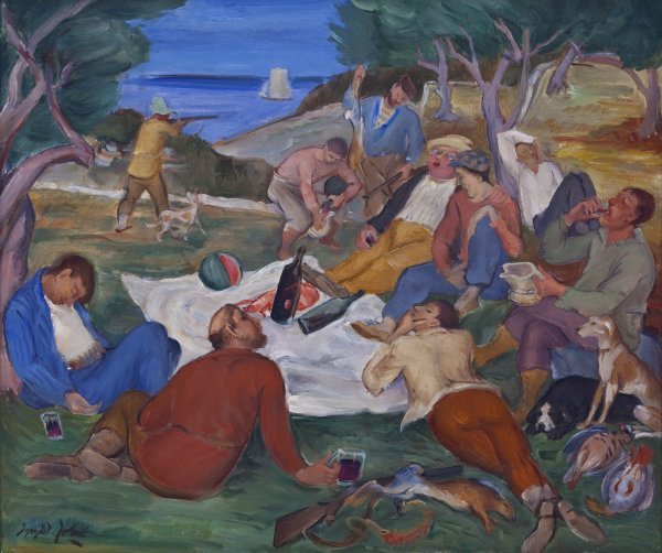 Ignjat Job, Lovački piknik, 1930.