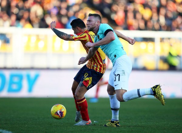 Lecce (Gianluca Lapadula) - Inter (Milan Škriniar)