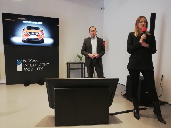 Novi Nissan Juke - Mateja Palijan (Digital Leader Nissan Adriatic) i Darko Tenšek (Product manager)