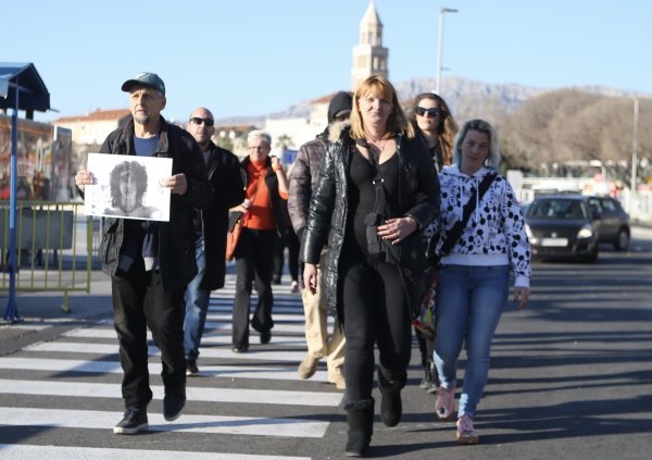 Split: Građani organizirali mimohod za nedavna ubojstva u gradu