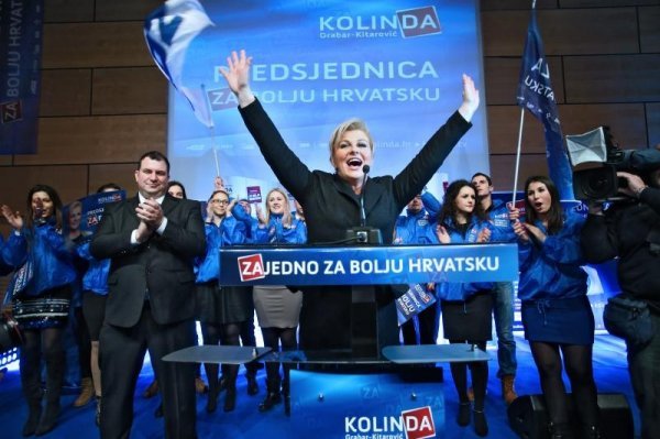 Kolinda Grabar Kitarović povijedila na predsjedničkim izborima
