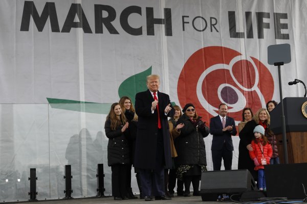 Donald Trump na Hodu za život