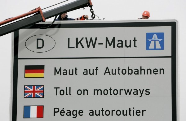Teretna vozila moraju plaćati vožnju na njemačkim autocestama