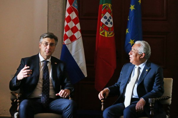 Sastanak Andreja Plenkovića sa portugalskim premijerom Antoniom Costom