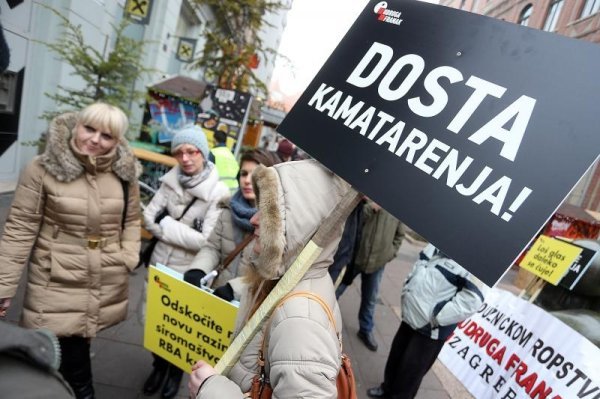 Prosvjed, udruga franak 