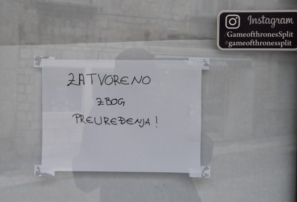 Poslovni prostori u središtu Splita zimi