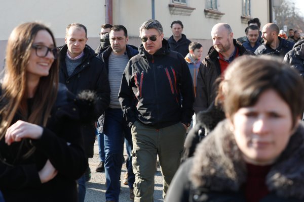 Novoizabrani predsjednik Zoran Milanović prisustvovao obilježavanju Seljačke bune