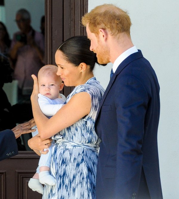 Meghan Markle, princ Harry i sin Archie