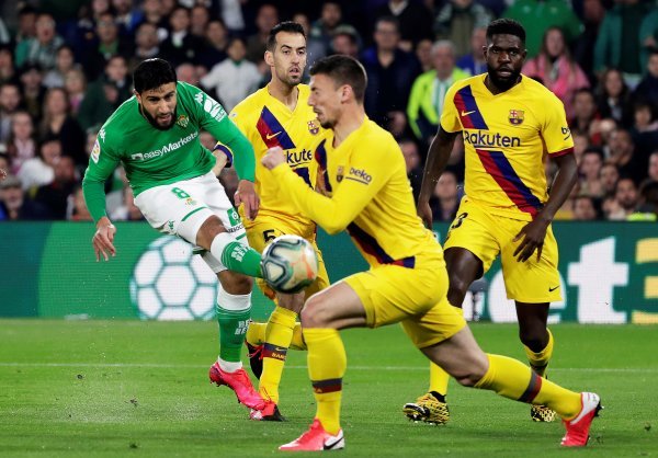 Betis (Nabil Fekir) - Barcelona (Clement Lenglet)