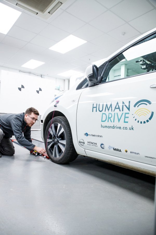 Nissan Leaf Human Drive projekt