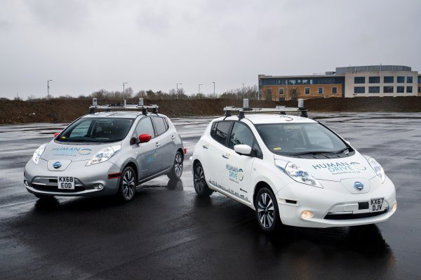 Nissan Leaf Human Drive projekt