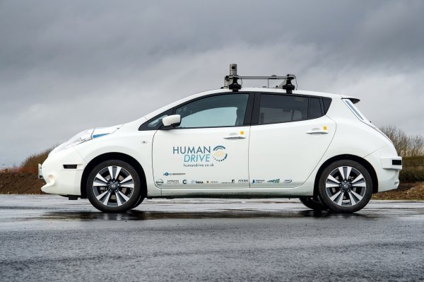 Nissan Leaf Human Drive projekt