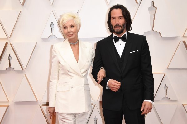 Keanu Reeves s mamom