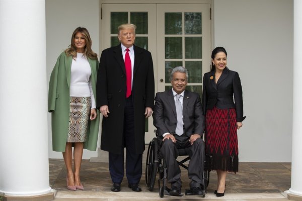 Melania Trump i prva dama Ekvadora, Rocio Gonzales Navas