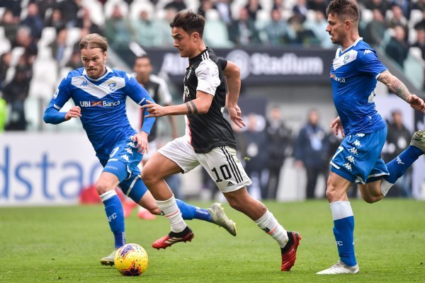 Juventus (Paulo Dybala) - Brescia (Birkir Bjarnason, Daniele Dessena)