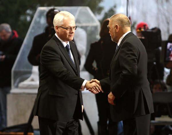 Stjepan Mesić i Ivo Josipović: Primopredaja vlasti na Pantovčaku