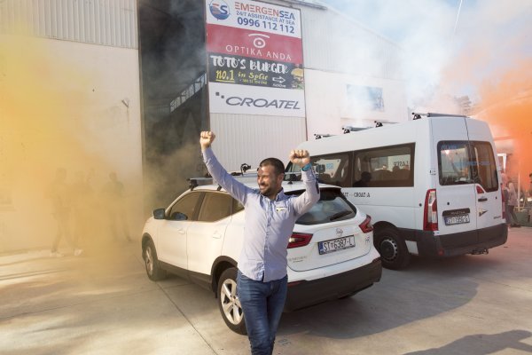 Doček Tončiju Stipanoviću po povratku sa SP-a gdje je osvojio brončanu medalju