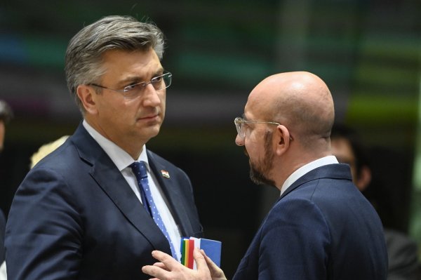 Andrej Plenković i Charles Michel