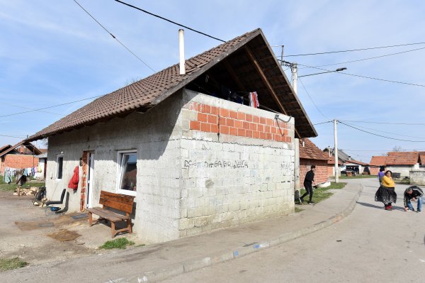Kuća u romskom naselju Piškorovec, u kojoj se dogodilo ubojstvo